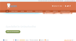 Desktop Screenshot of drandybrownortho.com